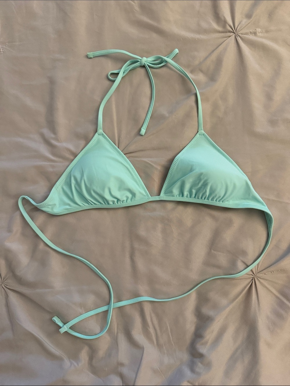 aerie Mint Green Triangle Bikini Top